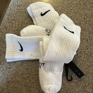 Nike White Crew Socks